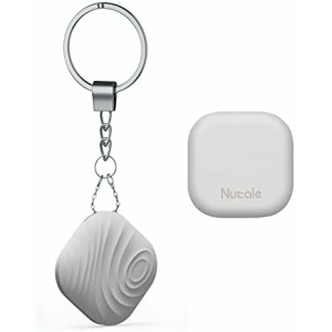 Nutale Air Key Finder Tag (iOS Only), Bluetooth Tracker Item Locator with Key Chain for Keys Pet Wallets or Backpacks and Tablets Batteries Include Compatible with FindMy APP