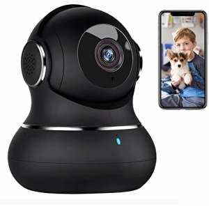 2K Indoor Security Camera, Litokam 360 Pan/Tilt Home Security Camera with Motion Detection, Pet Camera with Phone App, Baby Monitor with Night Version, WiFi Camera-Two Way Audio, Work with Alexa