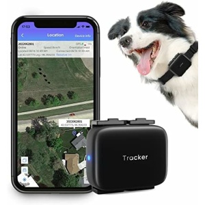 4G LTE GPS Tracker for Dogs, WiFi+GPS Dual Mode Positioning Waterproof & Magnetic Charging, Unlimited Range