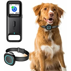 Aorkuler Dog GPS Tracker No Subscription, Real-Time Tracking Pet Tracker No Monthly Fee, Dog Tracker Without Cellular Signals, Pet Tracker Without Mobile Phones, Dog Tracker Collar with GPS