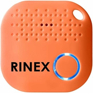 Bluetooth Key Finder – Key Locator Device with App, Siri Compatibility, & Extra Battery – Anti-Lost GPS Keychain Tracker Device for Phone, Luggage, Backpack, & Wallet – GPS Tracking Chip Tags By Rinex