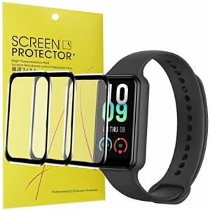 Compatible for Amazfit Band 7 Screen Protector, Lamshaw [3 Pack] 3D Full Coverage PET Soft Screen Protector Film Compatible for Amazfit Band 7 Activity Fitness Tracker (3 Pack)