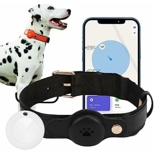 Dog GPS Tracker, IP67 Waterproof Location Pet Tracking Collar GPS Activity Monitor for Dogs, Real-Time GPS Tracking Pet Collar Device for Small Medium Large Dogs, Pet Activity Tracker for iOS