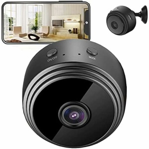Indoor Security Camera, 1080P WiFi 150° Wide Angle Mini Baby Pet Monitor, Support Night Vision, Motion Sensor and Video Recording, for Android, for iOS