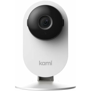 Kami by YI 1080P Indoor Security Camera, IP Home Surveillance System with AI Motion Detection, Activity Zone, Kami & YI Home APP, Compatible with Alexa & Google