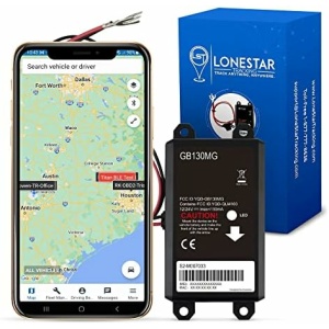 Lonestar GB130 Wired GPS Tracking Device, 4G/5G Cat M1, Vehicle Tracker w/Virtual Ignition Detection,1600 Hz 6-Axis Accelerometer, Waterproof Car GPS Tracker, Precise Vehicle Monitoring and Security