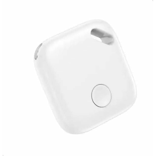 [MFi Certificated] GPS Tracker Tag for Vehicles, Car, Kids, Wallet, Dogs, Motorcycle. Working with Apple Find My. Unlimited Distance. 1 Year Battery Life. Small, Portable, Real time. (White)