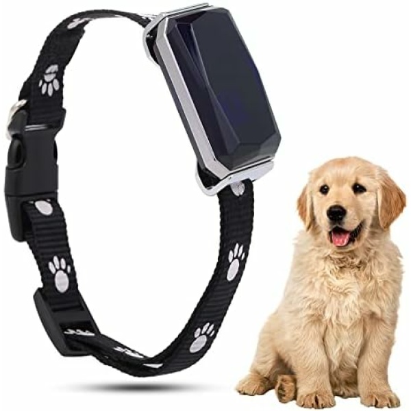 Pet Smart GPS Tracker, Smart Mini Tracker Collar, Real-time Positioning, Remote Recording, Footprint Tracking, Safety Fence, APP Control for Dogs and Pets Activity Monitor