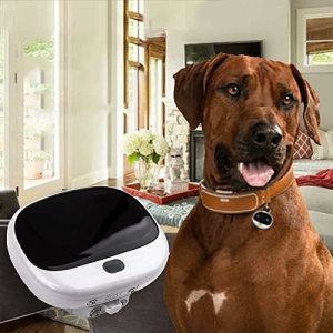 RISELY Pet GPS Tracker, 4G APP Animal Location Activity Tracker with Colored Lights, 5 Repositioning Adjustable Frequency and WiFi Electronic Fence, Step Counting and Calling Functions