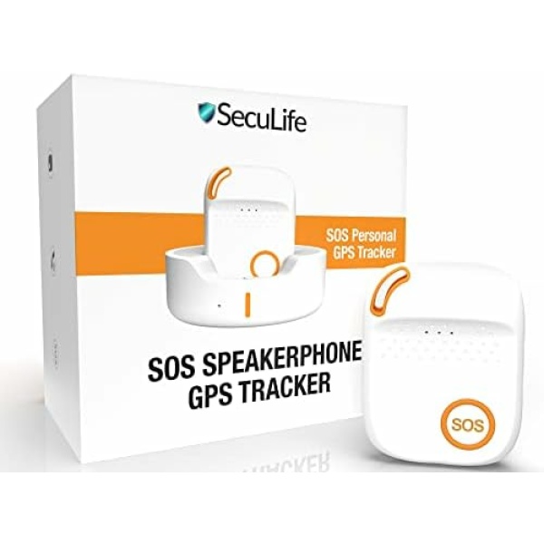SecuLife Kids GPS Tracker, SOS Button 2-Way Speakerphone Real-Time Tracking for Kids Ages 6+, Safety Device for Kids - Special Needs, Autism, Down Syndrome