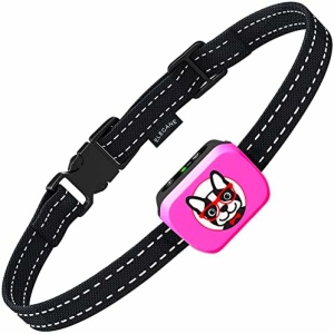 Small Dog Bark Collar Rechargeable – Smallest Bark Collar for Small Dogs 5-15lbs - Most Humane Stop Barking Collar - Dog Training No Shock Anti Bark Collar - Safe Pet Bark Control Device