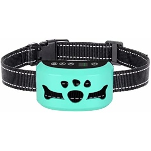 Smart Bark Collar for Large Medium Small Dogs,Rechargeable Anti Barking Training Collar with 7 Adjustable Sensitivity, Shock Collar with Beep Vibration Shock