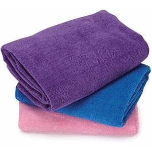 Top Performance Microfiber Towels — Convenient, Brightly Colored Towels for Drying Pets After Bathing - 36", 3-Pack