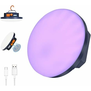 UV Flashlight Camping Light , IODOO 10000mAh 48 LED UV Floodlight 3000LM White Light Pet Urine Detector for Dog/Cat Urine, Dry Stains, Bed Bug