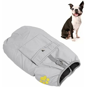 Warm Dog Coats, Soft Double Sided Wearable Dog Vest Waistcoat Winter Jacket with Pockets for Medium Large Dogs 3XL