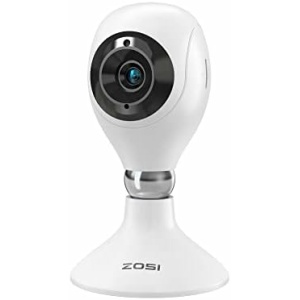 ZOSI C611 2K WiFi Indoor Home Security Camera for Baby Monitor/Nanny/Pet Cam with Phone app,Night Vision,2-Way Audio,Motion Detection,Cloud & SD Card Storage,Works with Alexa,24/7 Surveillance