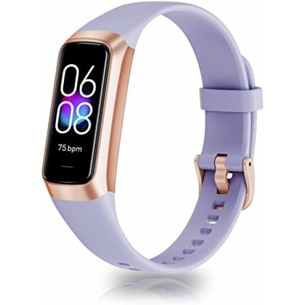 Zeacool Fitness Tracker,Activity Tracker,Heart Rate Monitor with 1.10'' AMOLED Touch Color Screen,5 ATM Waterproof Calorie Smart Watch,Step Counter for Walking,Sleep Monitor for Women Men